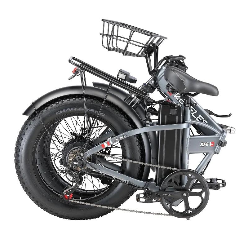 Elektrokolo KETELES 20 palcové skládací elektrokolo Fat Tire 1000W motor 48V 20AH lithiová baterie elektrokolo