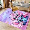 Office Rug Stitch, Butterflies theme 3D Printed Anti-Slip Rug-Machine Washable for Living Room