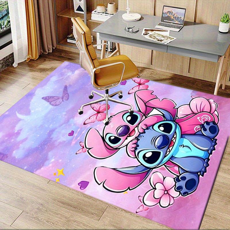 Office Rug Stitch, Butterflies theme 3D Printed Anti-Slip Rug-Machine Washable for Living Room