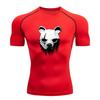 Men's Compression Athletic T-Shirt, Cool Graphic Panda Print