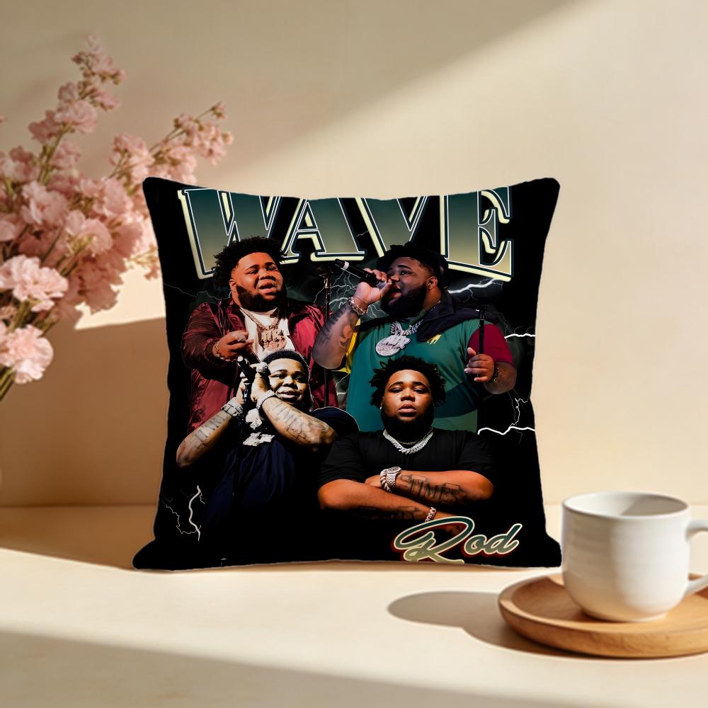 Trendy RRod Waveew Cushion Cover Stylish Washable Pillow Cover Ideal for Couch Bedroom Car Decoration
