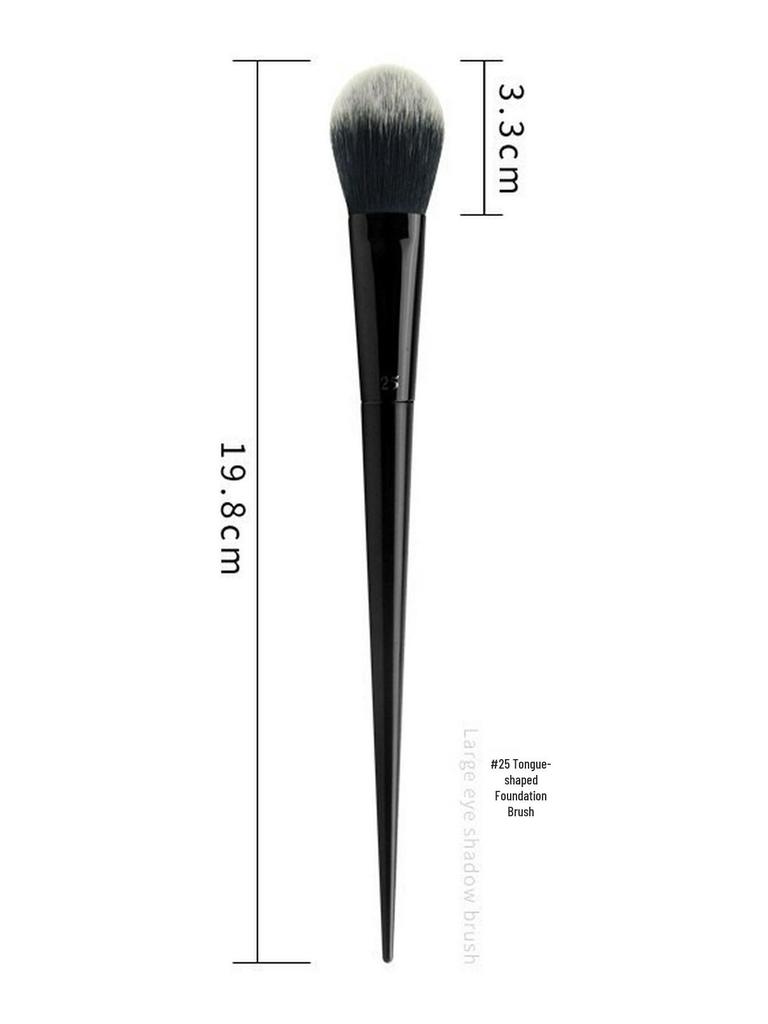 Pointed Tail 9-Piece Makeup Brush Set with Fiber Bristles