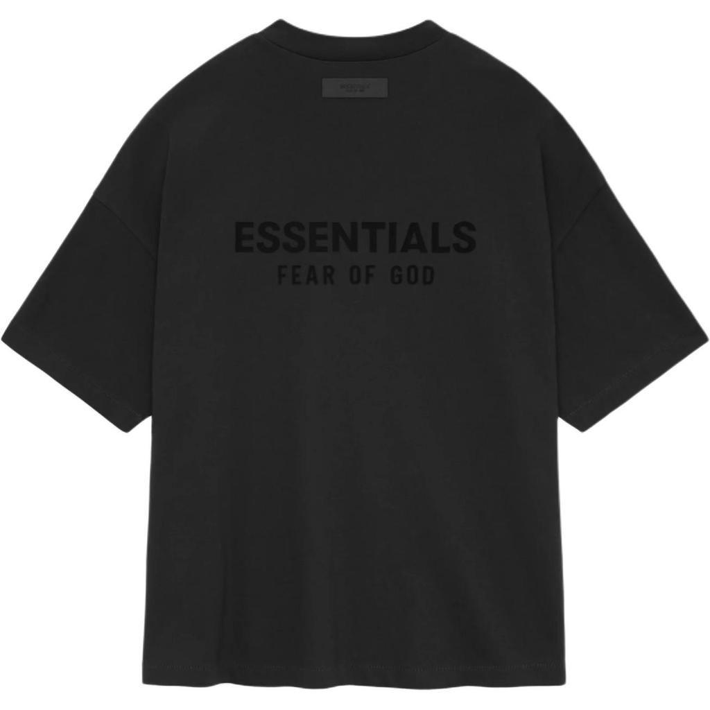 Fear of God Essentials SS24 V-Neck T-Shirt 'Black' Unisex 125SU244210F