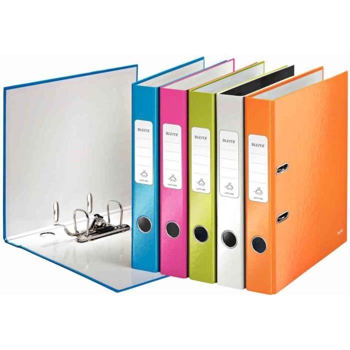 Permisjon - LEITZ - WOW 180 - A4 - 80 mm - Blå