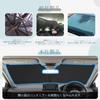 CDEFG Sunshade for the 2021 Honda Civic EX Features a Construction for Light Heat UV and Folds Up for a Compact Design with Storage Perfect for Car