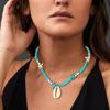 Starfish Shell Pendant Short Collarbone Short Url Bohemian Summer Ladies Necklace Jewelry