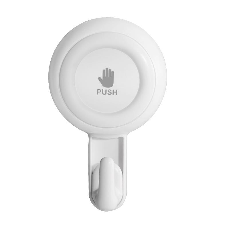 Rotating No-Trace Vacuum Suction Cup Hook for Kitchen, Bathroom, and Glass Walls