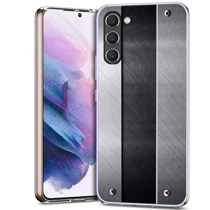Brushed Metal Texture Steel Print Phone Case for Samsung A54 A14 A24 A34 A17 A37 A57 A55 A35 A25 A15 A13 A23 A33 A53 A07 A05S A0