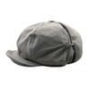 Dark Beret Cabbie Hat Oversized Painter Hat Beret Baker Boy Hat for Street Strolling Dark Fashion Hat Props