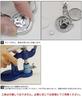 KOYOKOMA Nurse Inverted Watch Simple Naskan Men’s & Women’s Backpack Bag Point Silver and Colorful