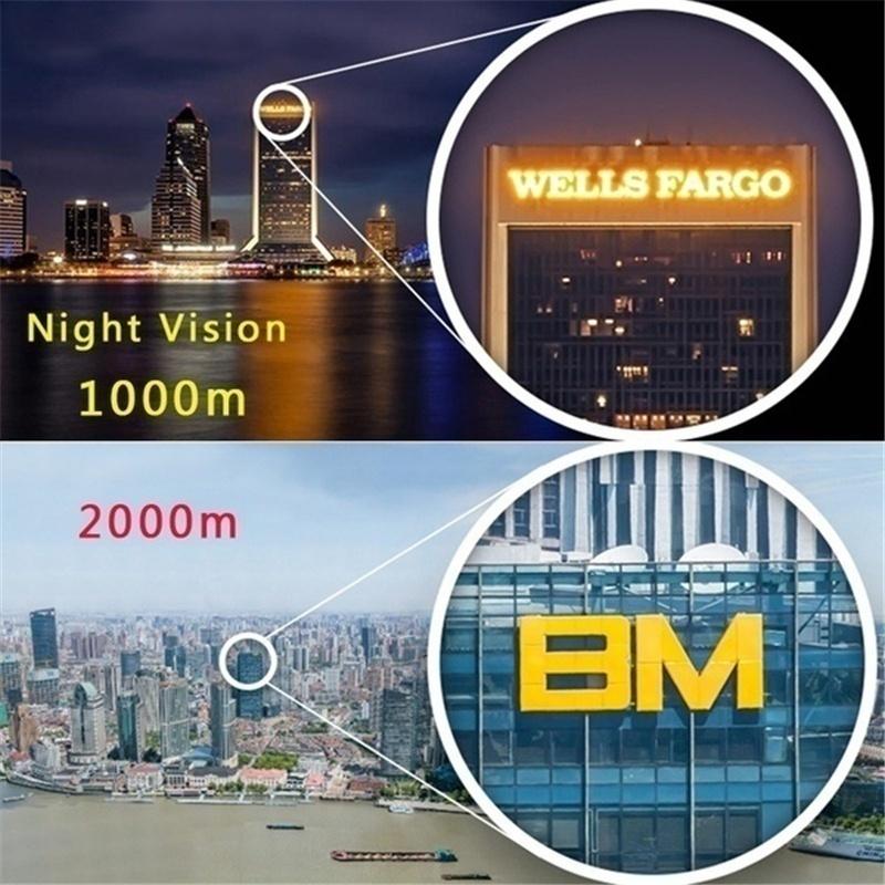 HD Portable 50x50 8m/1000m Professional Binoculars Army Military Telescope Night Vision Waterproof Outdoor Hiking Camping Hunting Optics Travel