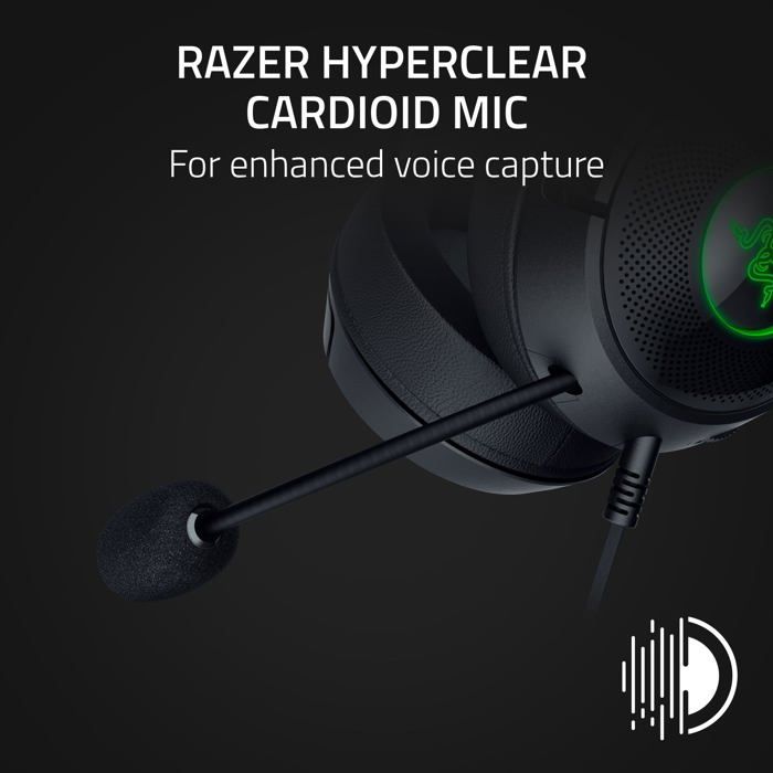 Casque de jeu - Razer - Kraken Kitty V2 - Noir - USB-A - Over-Ear