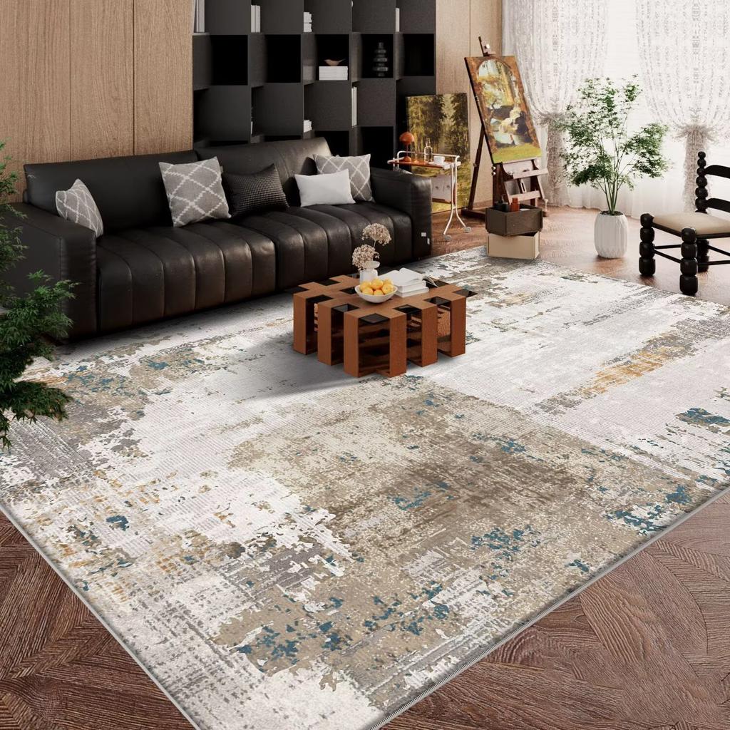 Minimalist Carpets Light Luxury Living Room Bedroom Decor Soft non-slip Rug Large Area Cloakroom study Floor Mat Easy cleaning