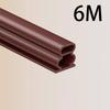 The entrance door sealing strip is self-adhesive and flexible. It provides windproof, sound insulation, as well as collision