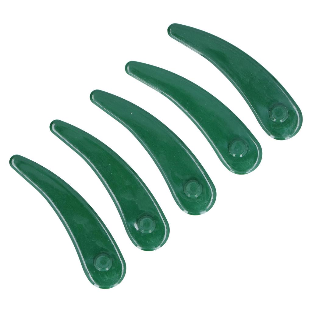25pcs Replacement Grass Trimmer Blades Cutting Blades Fit for Bosch Lawn Mower (Green Black)
