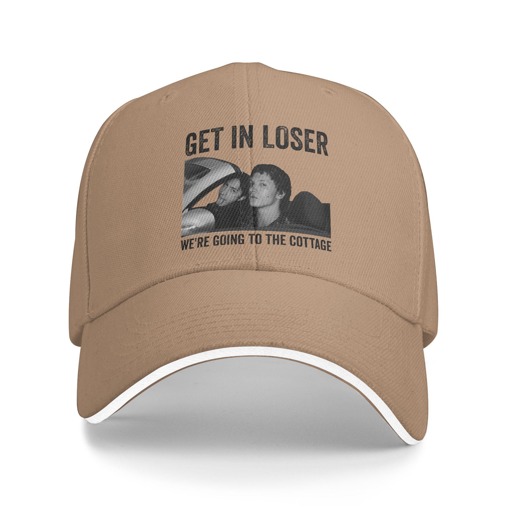 

Get In Loser We re Going To The Cottage Ilya Rozanov and Shane Hollander Heated Rivalry Baseball Cap Street Design Trucker Hat As Picture хаки