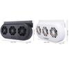 Car Air Vent Cooling Fan SUV Window Cooler 3 Outlet USB Plug in Circulation Exhaust Smoke