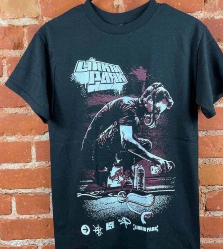 

LINKIN PARK GRAFITTI GRAPHIC ROCK TSHIRT S