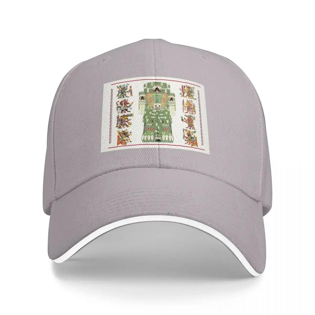 Coatlicue - Aztec Mother Goddess Codex Borgia Style JP Baseball Cap Fashion Beach Golf Women Men's
