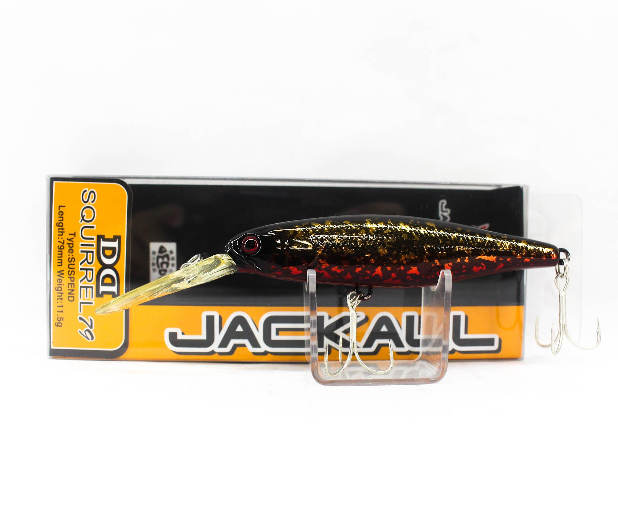 Jackall DD Squirrel 79SP Suspending Lure Wabisabi Gold Black (2920)