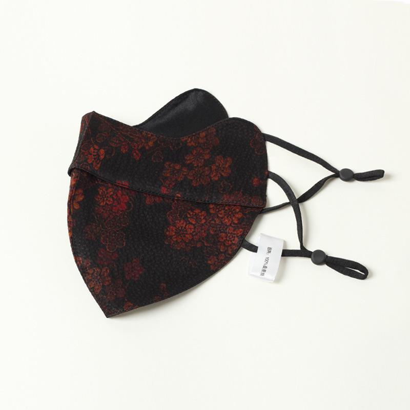 Yuyue Xiangyunsha Silk UV-Protective Women's Mask - Double Layer, Mulberry Silk, Eye Corner Protection, Light Luxury for Summer.