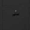 Office Cabinet Anthracite Grey 90 x 40 x 180 cm Steel