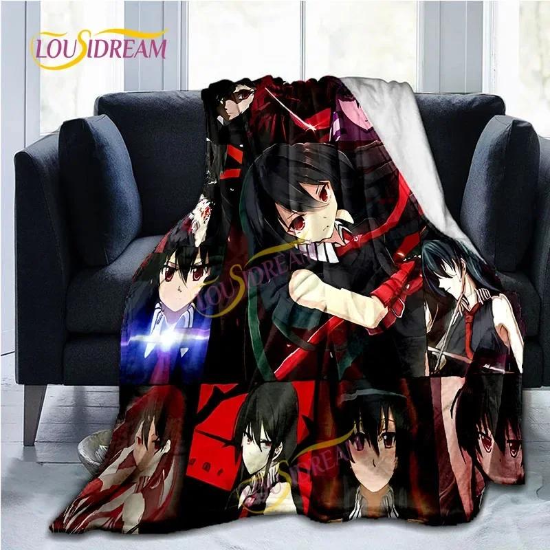 Akame Ga Kill Flannel Warm Lightweight Blanket Japan Animation Children's Game Home Office Travel Bed Sofa Napping Blanket.