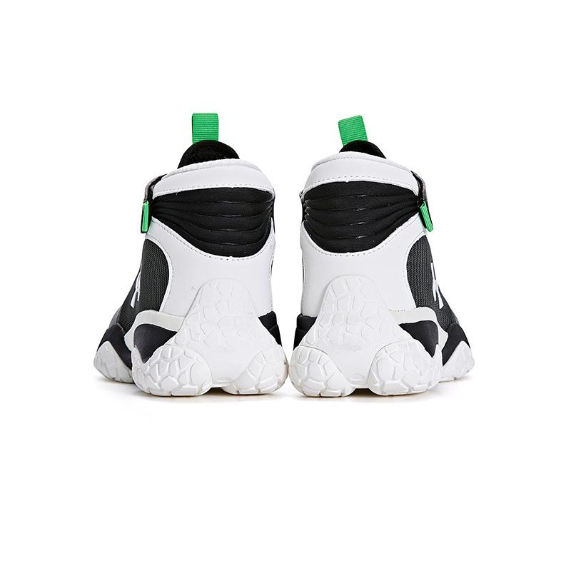 Under Armour Comfortable Lightweight Mid-Top Running Shoes Kids Sneakers Black White Gray 2341503