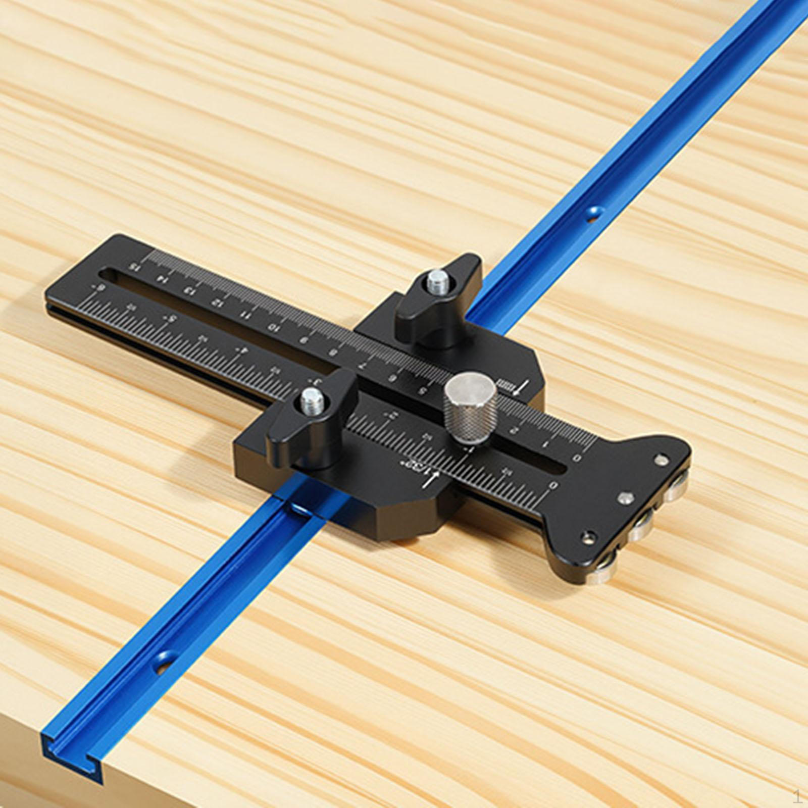 

Slim Jig Table Guide, Easy-to-Use Guide Roller for All Jigs, Woodworking Gifts чёрный