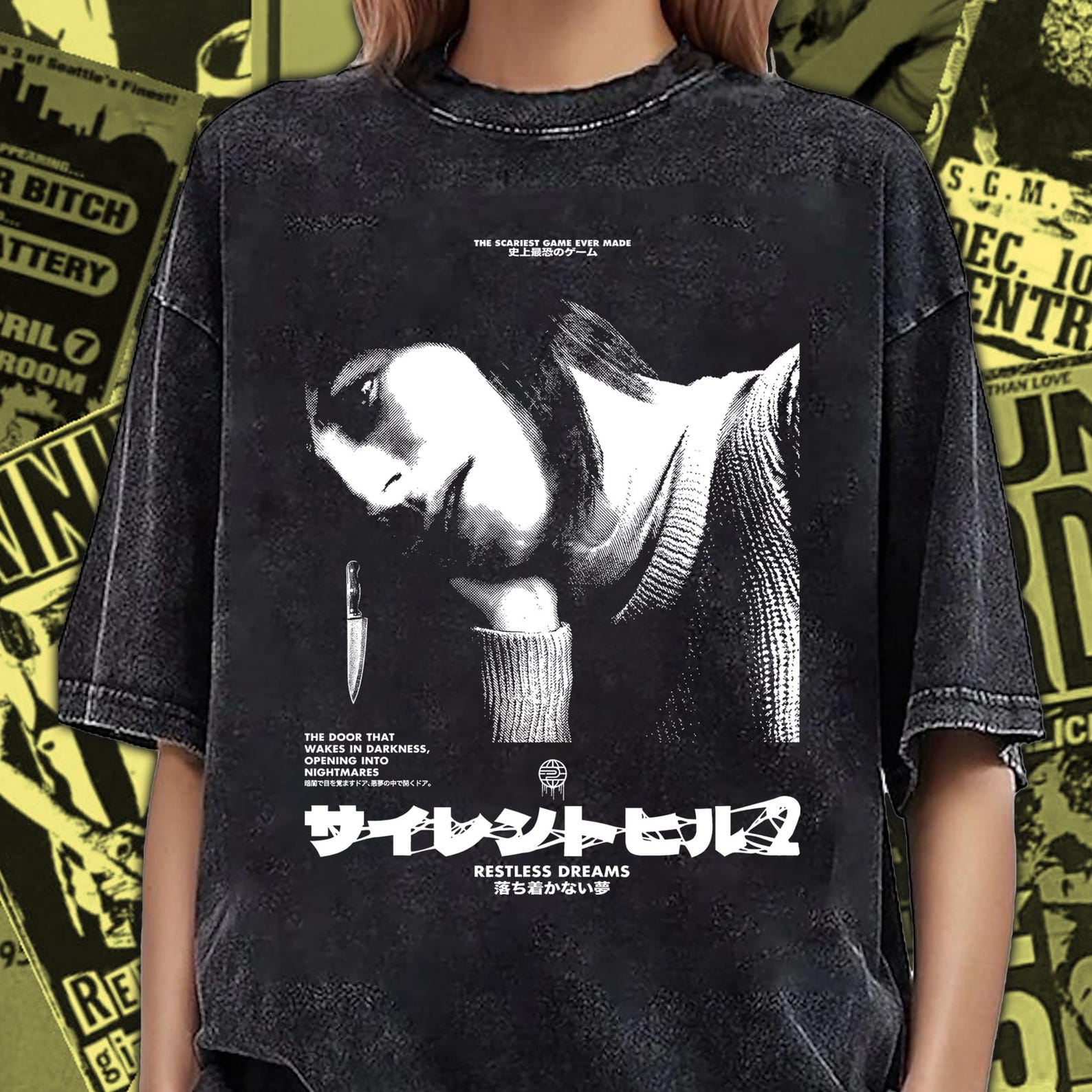 Silent Hill 2 Angela Game T-Shirt, Unisex Graphic Tee SH2001 S