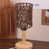 Rattan Lampshade 11.5X14.5Cm Pendant Lamp Shade Bohemian Style Handwoven Lampshade Home Cafe El Ceiling Lamp Light Cover