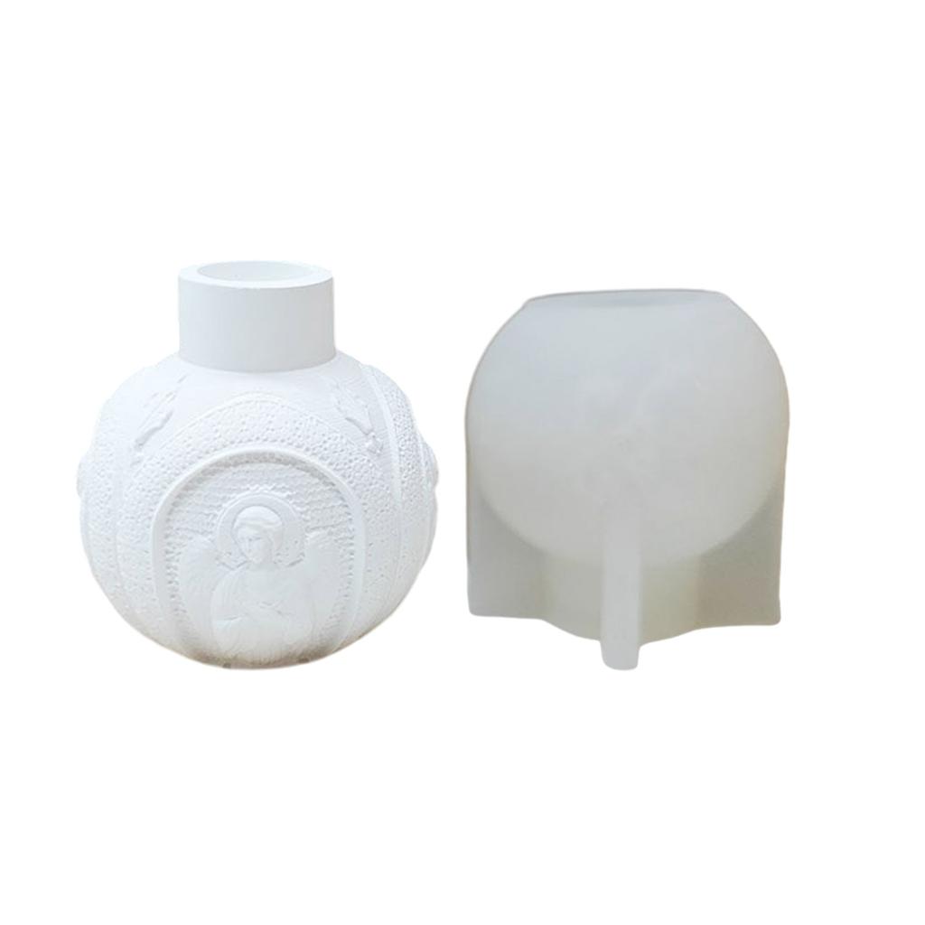 Modna, wytrzymała silikonowa forma, przenośne akcesorium do kulistych świeczników, łatwa w użyciu, wiele rozmiarów, do codziennego użytku