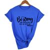 Be Strong Courageous Women Summer T Shirt Short Sleeve Harajuku Aesthetic Religious Hipster Graphic Tees