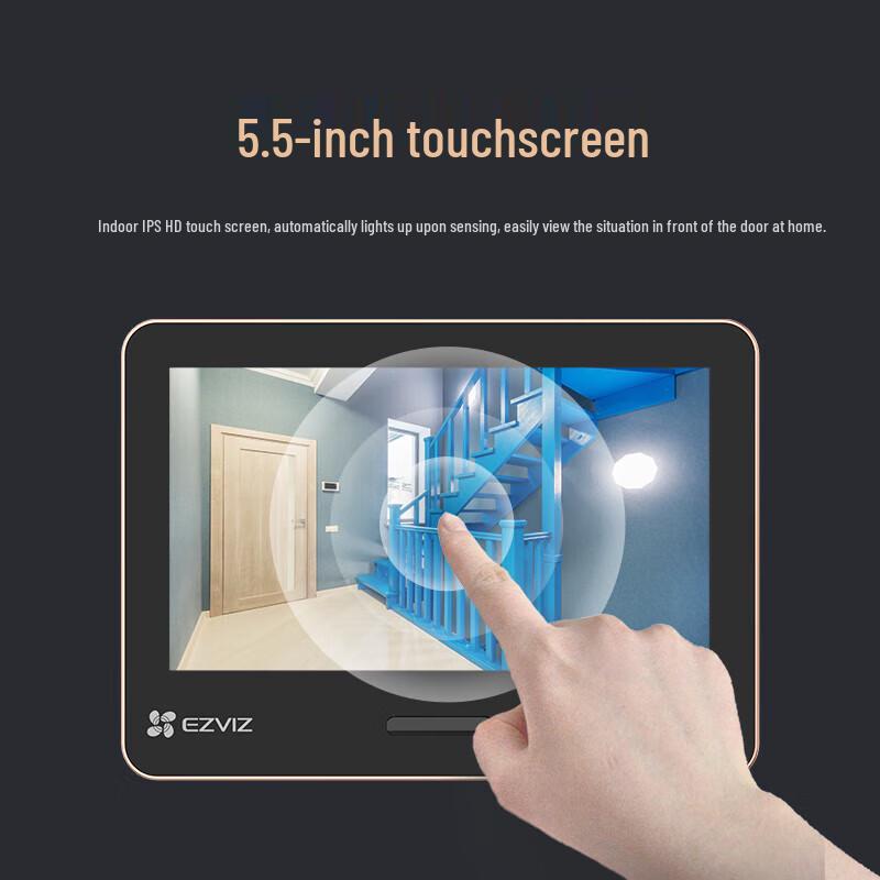 Ezviz DP2 3MP Intelligente Spionkamera & Video-Türklingel (CN-Version)