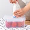 Vacuum Food Storage Box and Pump Fresh,With Date Dial Record Fridge Organizer Microwave Safe Fresh-Keeping Sealing Box