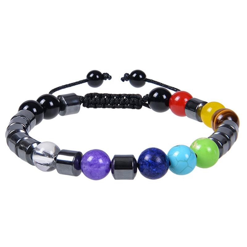 JYL TS Bracelet Men s Festival Lion Head Beaded Exudes Courage & Dignity Colorful