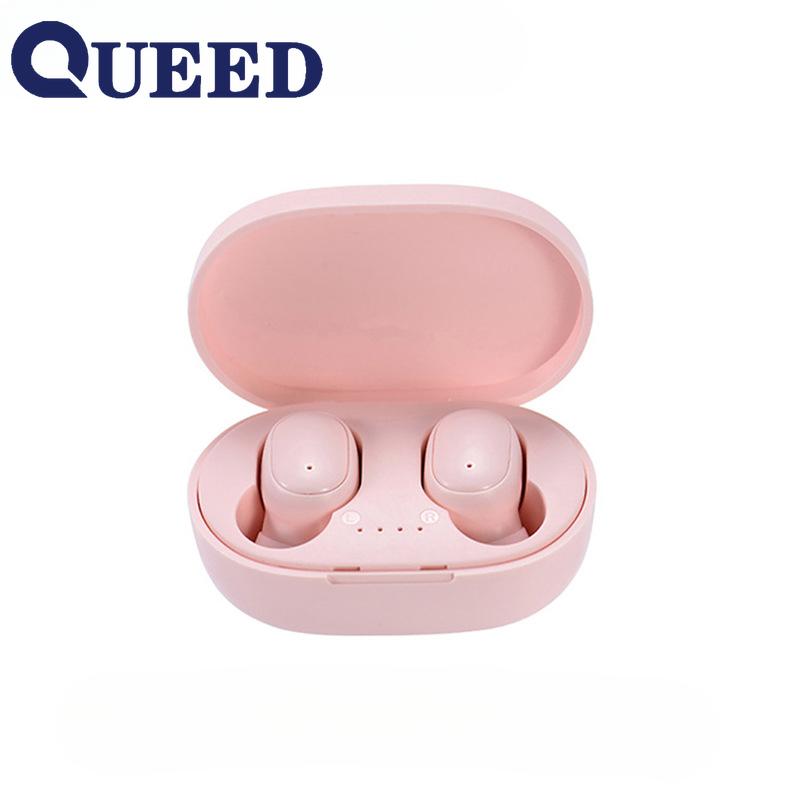 

Bluetooth-гарнитура Новая Bluetooth 5.0 Tws гарнитура Беспроводная спортивная гарнитура-вкладыш розовый