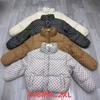 Fashion Short Stand-up Collar Polka Dot Women's Winter New Warm Small Jacket Top