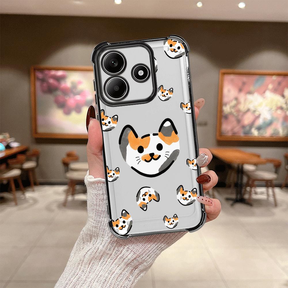 Case for Redmi Note 14 Pro Plus K80 9 Pro 11s 13C 10 Lite 11 Note 13 A3 A5 12 Phone Cover Cartoon Kitty