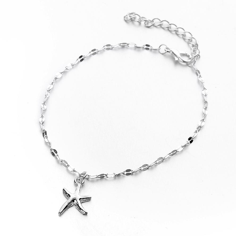 European and American Stylish Starfish Anklet