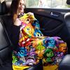 1pc Inside Out Printing Blanket - Soft, All-Season Throw for Living Room, Bedroom,Personalized Gift with Adorable Cartoon Design