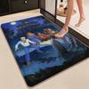 Scoobydoo Spooky Night Adventure Patterned Rug Soundproof Noisereducing Carpet For Bathroom Kitchen Home Party Decor Christmas Gift