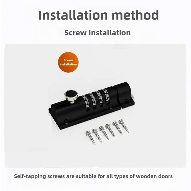 Safety zinc alloy anti-theft bolt machinery 4 sets of digital combination code lock wooden door storage cabinet tongue cam lock