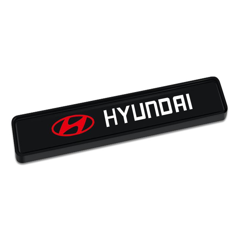 1Pcs Car Front Grille Badge Head Grill Emblem LED Light For Hyundai Fe Sonata Solaris Azera Creta I30 IX25 IX35