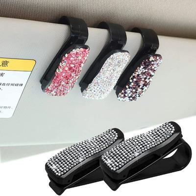 Brillenhalter Auto Sonnenblende Sonnenbrillen Brillenhalterung mit Ticketkartenclip Autoinnenausstattung Brillenhalter