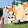 Fox rabbit flat protective cover for ipadair8/7 shell pro acrylic 3y fold 11th generation 13 inches