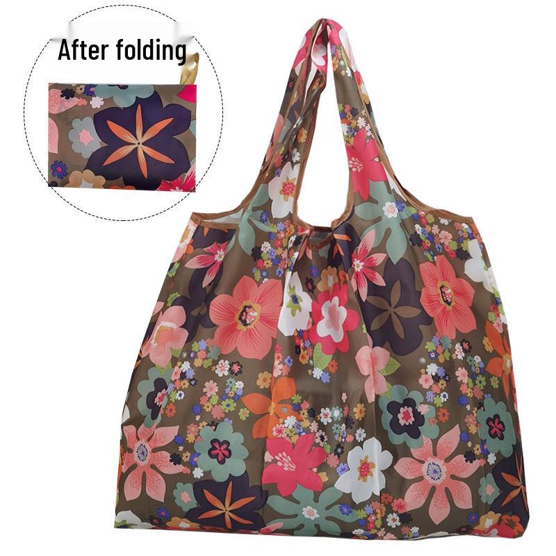 Eco-friendly Foldable Storage Tote - 210D Oxford Cloth, Waterproof & Large Capacity