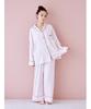 Gelato Pique Holiday Piping Satin Shirt PWFT245279 OWHT Free Size Women's