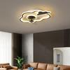 Nordic Indoor Ceiling Fan Lamp Iron Golden Clouds Minimalist Children's Bedroom Fan Lights LED Lighting Kid Fixture 110V 220V