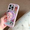 Korean Cute Cherry Girl Magnetic Stand Phone Case, suitable for iPhone 16 Pro 15 13 14 Pro Max, with stand, suitable for Magsafe